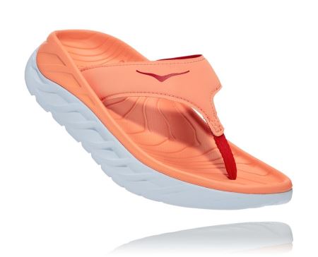 Hoka One One ORA Recovery Flip Dama - Sandale Cantaloupe / Fiesta | RO-g7UQkjc